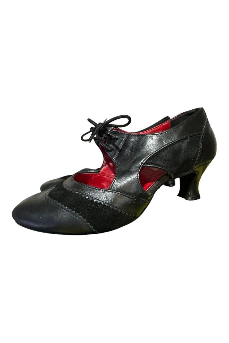 Ballroom Dance Shoes Ray Rose Lorna Lee Size UK 5 US 7 Practice Heels Leather